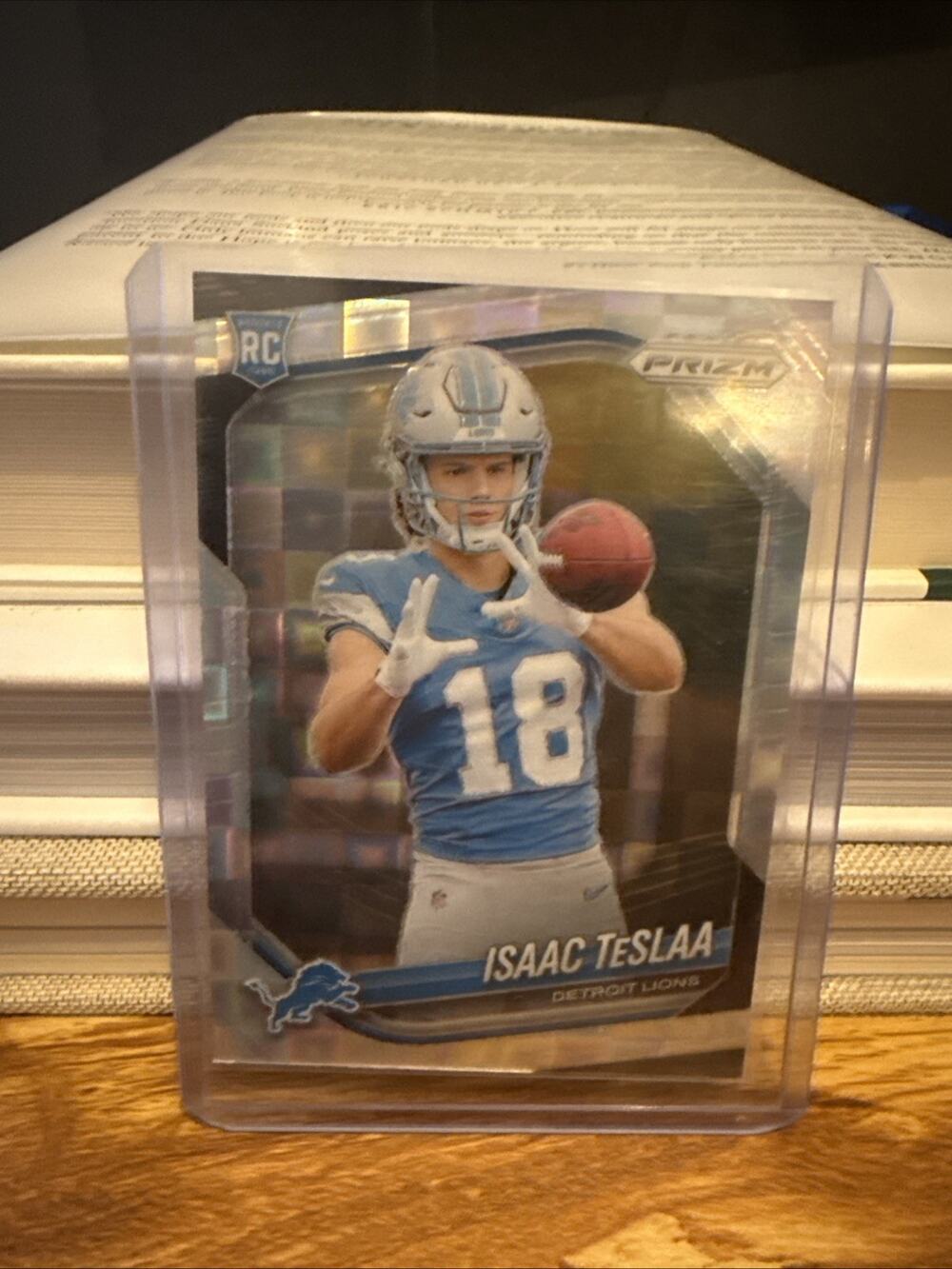 2025 Panini Prizm Silver Pandora Isaac Tesla 22/400 Rookie #316 RC Lions